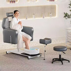 Poltrona Reclinabile per Pedicure con Sgabello, Poggiapiedi e Vasca Massaggiante, per Poltrone Pedicure, Saloni di Bellezza e Spa