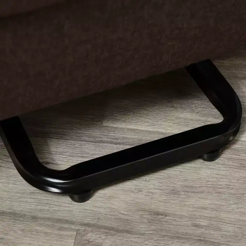 Poltrona relax elettrica con massaggio vibrante, reclinabile in tessuto per anziani con telecomando e tasche laterali, marrone
