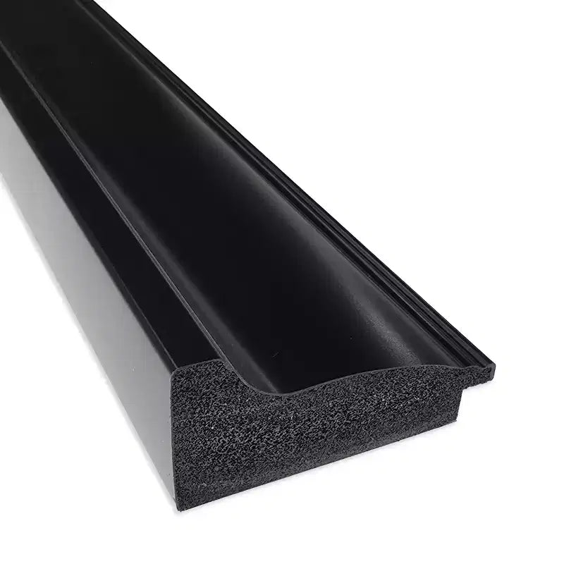 Specchio da parete per bagno con cornice nera non smussata, 18L x 24A pollici