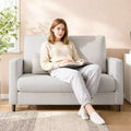 51.9 Sofa Accent Chair, Chenille Loveseat Reading Couch for Bedroom, Tool-Free Setup Living Room Accent Couch, Comfy Arm Chair for Living Room
