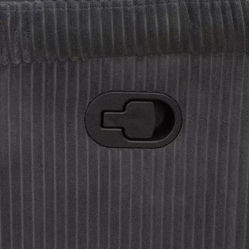 MAYEERTY Poltrona Reclinabile Elettrica, Poltrona Reclinabile Manuale in Tessuto con Schienale Regolabile per Soggiorno, Grigio Scuro