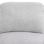 Poltrona reclinabile MAYEERTY, Poltrona reclinabile in tessuto traspirante resistente all'usura con schienale regolabile per soggiorno, grigio
