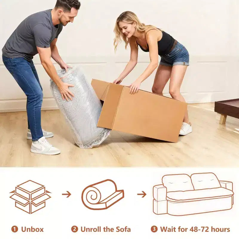 Divano letto futon convertibile moderno Okak in ciniglia per soggiorno e camera da letto, sedia relax reclinabile con comodo schienale e cuscini