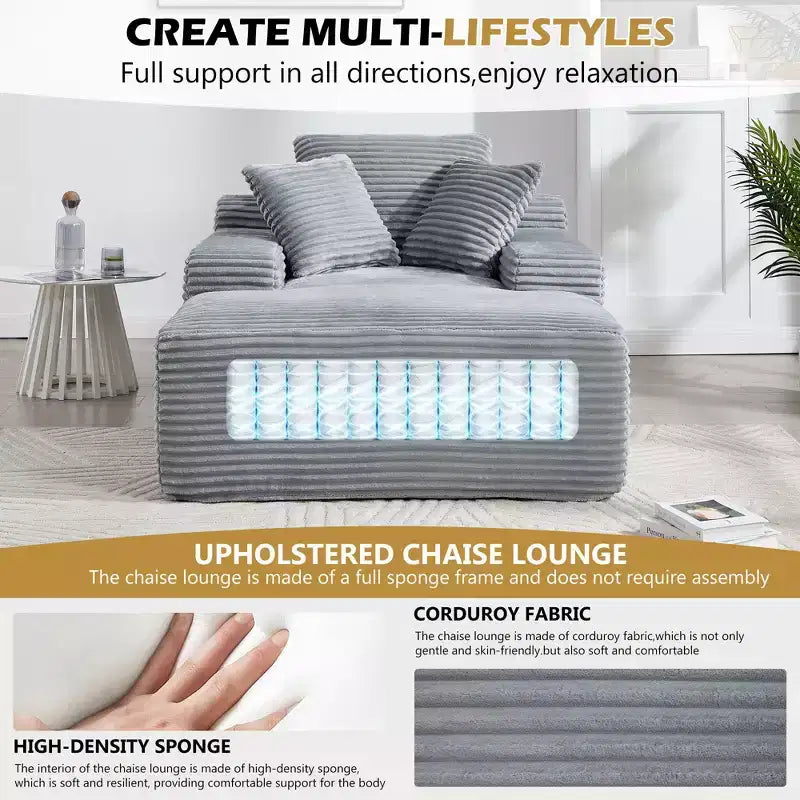 Divano letto futon Okak Modern Oversized in velluto con morbidi cuscini, comodo divano lounge per soggiorno, appartamento