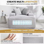 Divano letto futon Okak Modern Oversized in velluto con morbidi cuscini, comodo divano lounge per soggiorno, appartamento