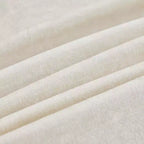 Divano Whisen 119 in ciniglia a 4 posti, divano componibile e divano con 2 pouf, schienale regolabile, 4 cuscini decorativi
