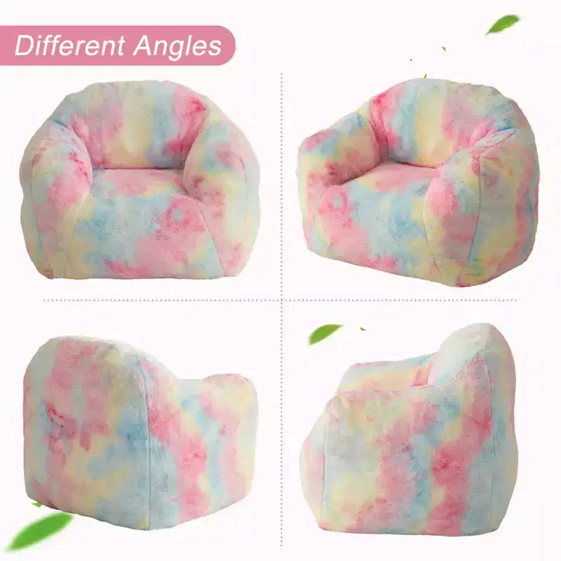 Poltrona a sacco di lusso in morbida pelliccia sintetica con braccioli e schienale, lettino ergonomico in memory foam per soggiorno, camera da letto, ufficio