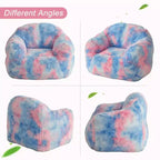 Poltrona a sacco di lusso in morbida pelliccia sintetica con braccioli e schienale, lettino ergonomico in memory foam per soggiorno, camera da letto, ufficio