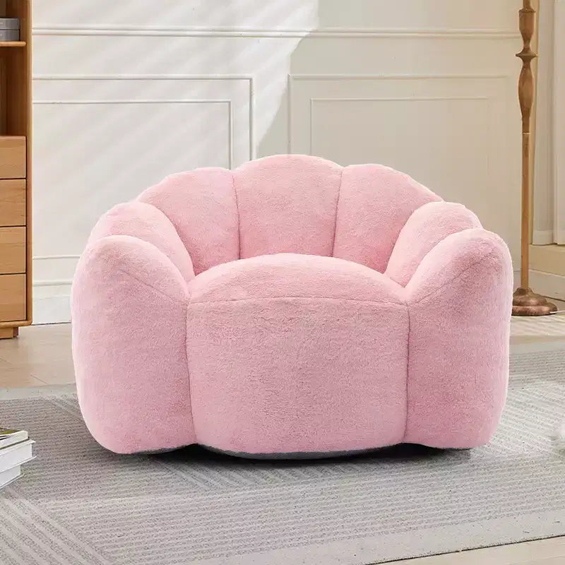 Okak Modern Relax Poltrona a Sacco Oversize in Peluche "Nuvola" con Braccioli, Divano Singolo con Seduta Profonda per Soggiorno, Appartamento, Camera degli Ospiti