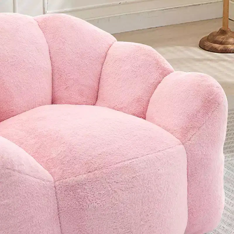 Okak Modern Relax Poltrona a Sacco Oversize in Peluche "Nuvola" con Braccioli, Divano Singolo con Seduta Profonda per Soggiorno, Appartamento, Camera degli Ospiti