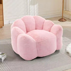 Okak Modern Relax Poltrona a Sacco Oversize in Peluche "Nuvola" con Braccioli, Divano Singolo con Seduta Profonda per Soggiorno, Appartamento, Camera degli Ospiti