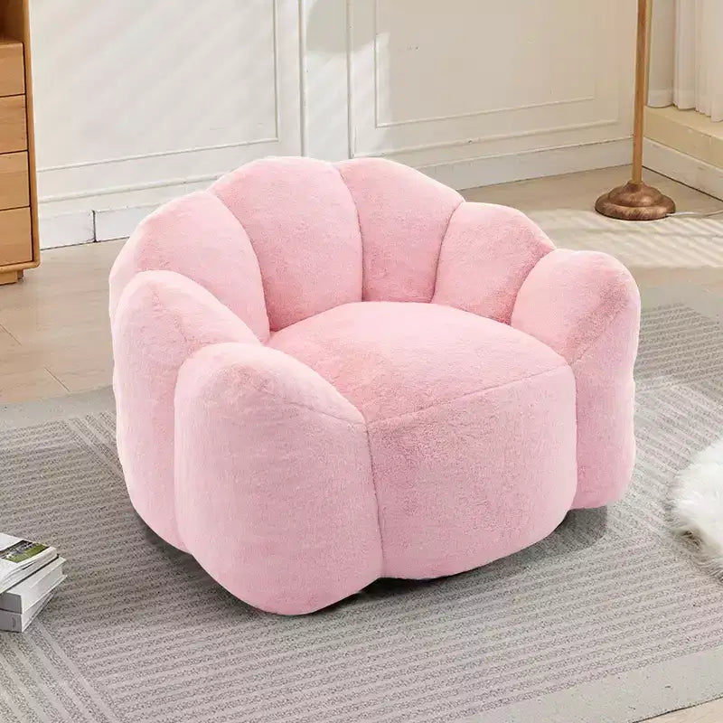 Okak Modern Relax Poltrona a Sacco Oversize in Peluche "Nuvola" con Braccioli, Divano Singolo con Seduta Profonda per Soggiorno, Appartamento, Camera degli Ospiti