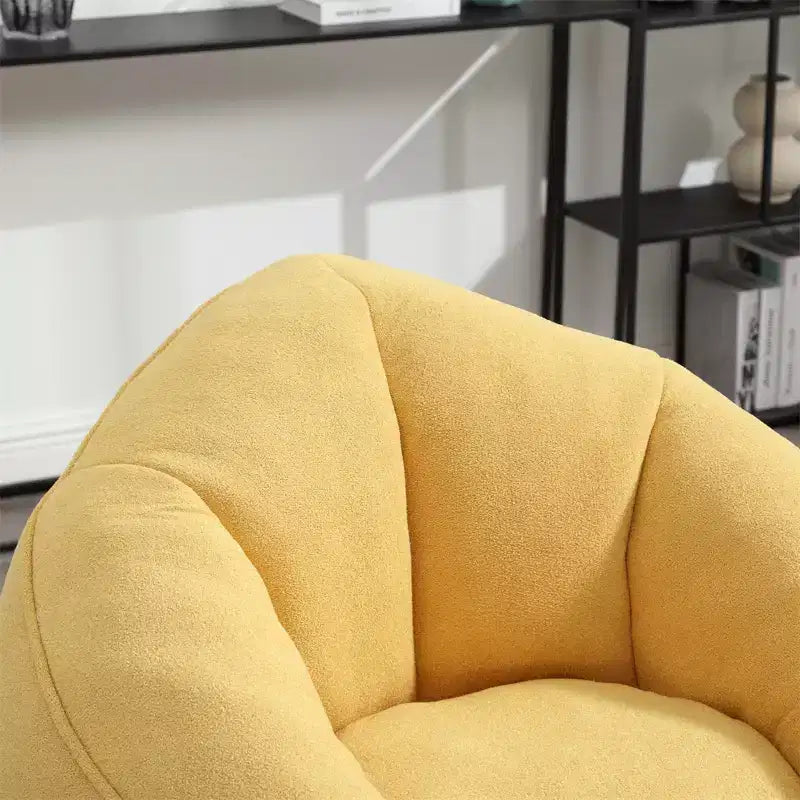 Poltrona Sacco con Poggiapiedi, Poltrona Sacco in Schiuma ad Alta Densità, Poltrona Moderna con Pouf