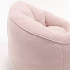 Poltrona Sacco con Poggiapiedi, Poltrona Sacco in Schiuma ad Alta Densità, Poltrona Moderna con Pouf