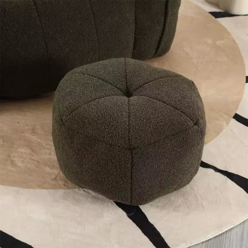 Divano sacco pouf, poltrona sacco moderna morbida con braccioli, divano pigro quadrato in ciniglia