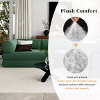 Divano Letto Angolare in Velluto a Coste Clihome, Sezionale Modulare con Chaise Reversibile e Schiuma ad Alta Densità per un Soggiorno Versatile