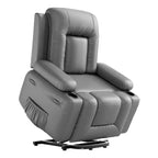 Poltrona reclinabile elettrica alzapersona in pelle PU, reclinabile regolabile, divano singolo ergonomico, per soggiorno