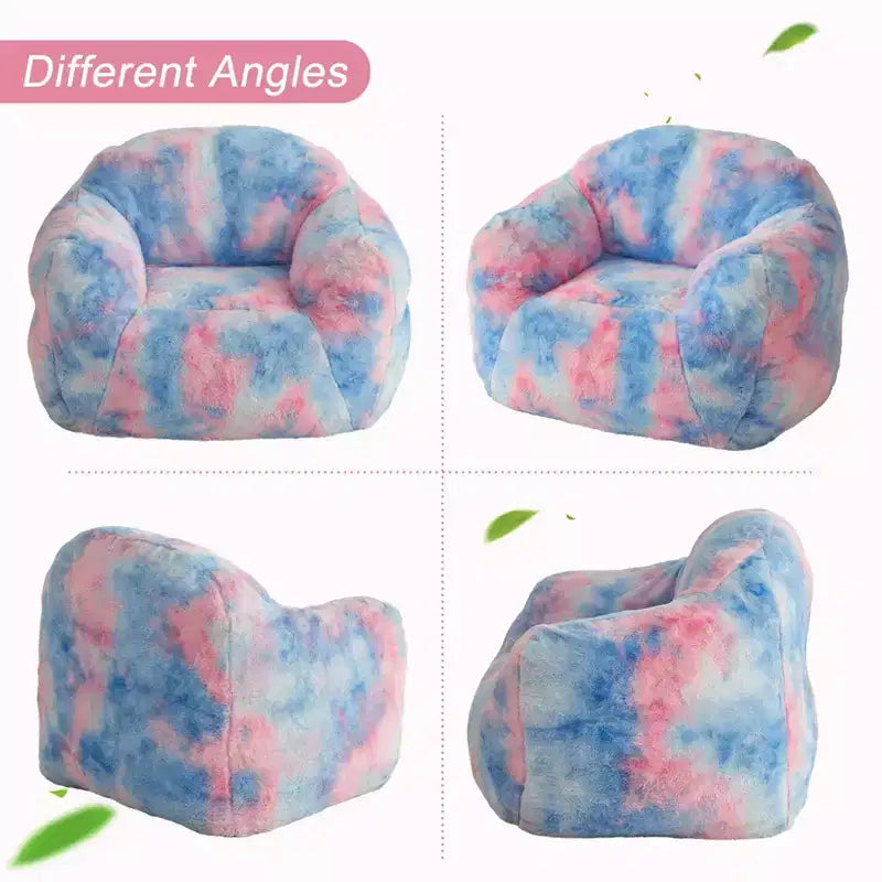 Pouf a Sacco per Adulti, Poltrona Lounge in Peluche con Pelliccia Sintetica e Memory Foam, Poltrona a Sacco Ergonomica, Poltrona a Sacco Accogliente e Morbida, per Dormitorio, Soggiorno
