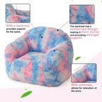 Pouf a Sacco per Adulti, Poltrona Lounge in Peluche con Pelliccia Sintetica e Memory Foam, Poltrona a Sacco Ergonomica, Poltrona a Sacco Accogliente e Morbida, per Dormitorio, Soggiorno