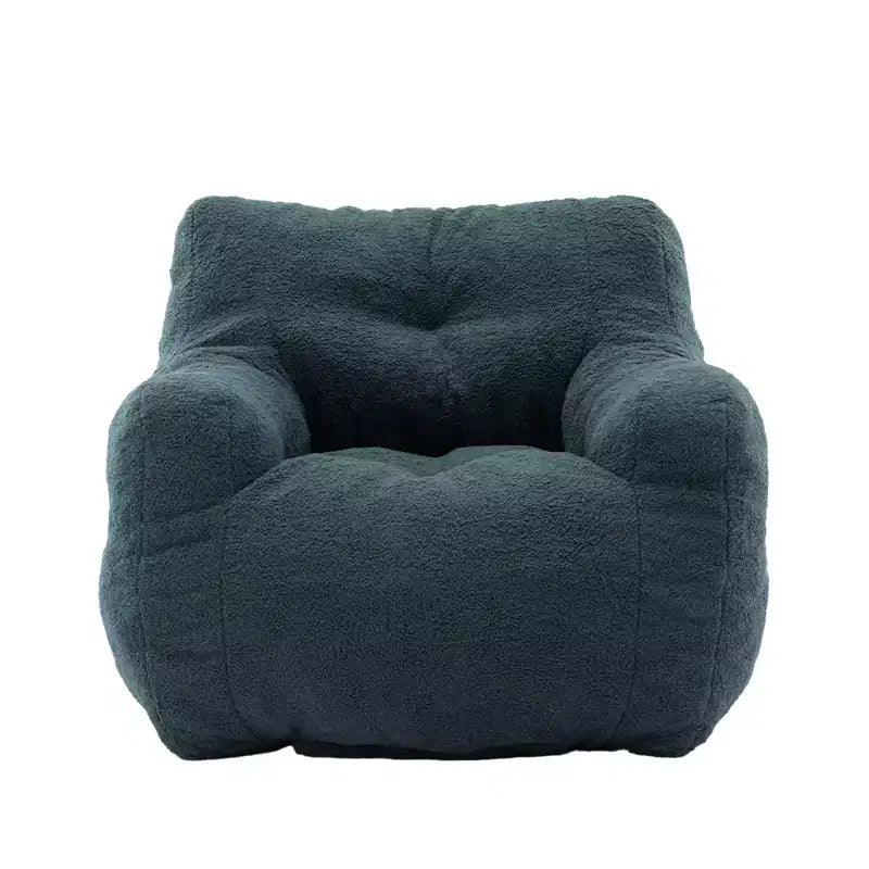 Pouf Sacco a Fagiolo Trapuntato con Imbottitura, Poltrona Sacco Imbottita Morbida, Divano Singolo per Soggiorno/Camera da Letto/Ufficio