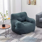 Pouf Sacco a Fagiolo Trapuntato con Imbottitura, Poltrona Sacco Imbottita Morbida, Divano Singolo per Soggiorno/Camera da Letto/Ufficio