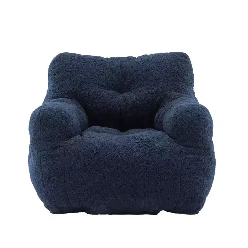 Poltrona sacco morbida, divano pigro in memory foam, poltrona d'accento resistente all'usura per soggiorno, balcone, ufficio