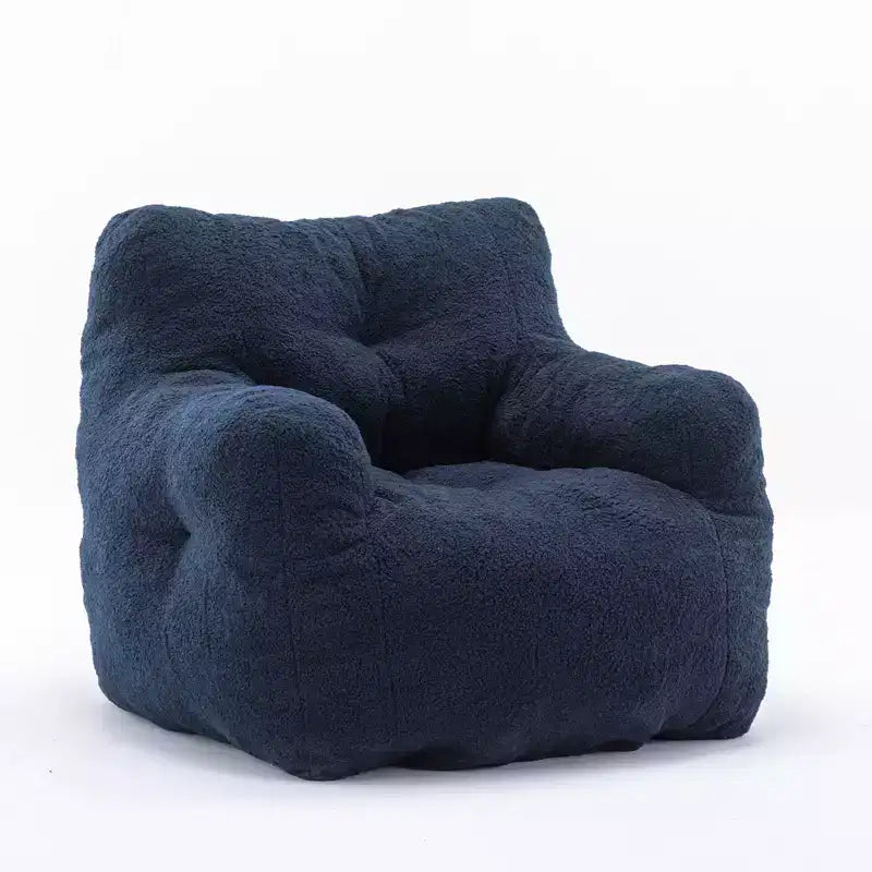 Poltrona sacco morbida, divano pigro in memory foam, poltrona d'accento resistente all'usura per soggiorno, balcone, ufficio