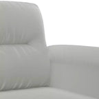 Poltrona Letto Grigio Chiaro in Microfibra, Metallo, Compensato Singola Durevole