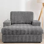 EHMKNP 42 Chaise longue oversize per interni, poltrona divano imbottita con seduta profonda e pouf contenitore