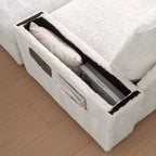EHMKNP 42 Chaise longue oversize per interni, poltrona divano imbottita con seduta profonda e pouf contenitore