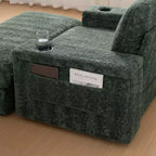 EHMKNP 42 Chaise longue oversize per interni, poltrona divano imbottita con seduta profonda e pouf contenitore