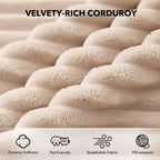 Divano Sezionale Modulare 141 con Pouf - Senza Montaggio, Confezione Sottovuoto, Memory Foam Ultra Morbido, Divano Convertibile per Soggiorno