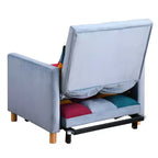 Divano Letto Convertibile con Cuscino - Poltrona Singola 3-in-1 per Salotto, Camera da Letto, Soggiorno