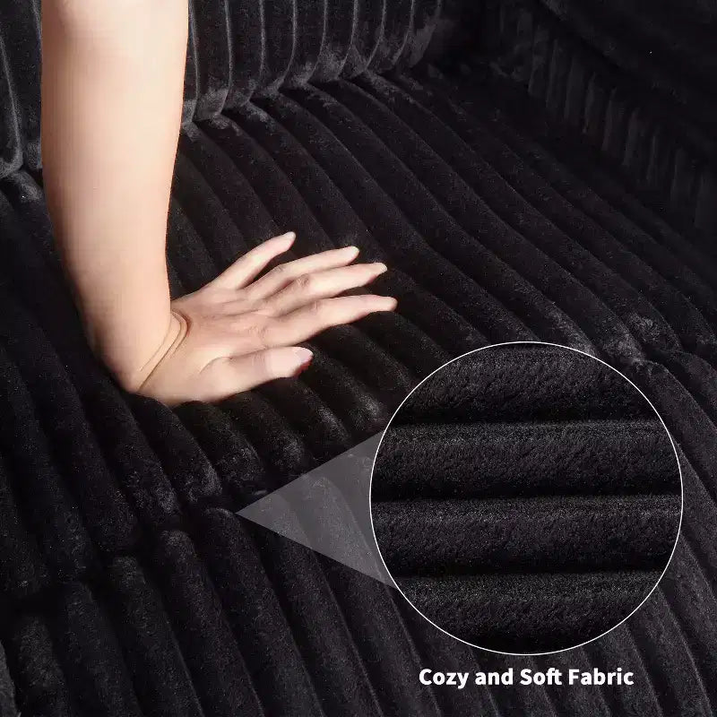 Poltrona reclinabile in velluto a coste, Divano reclinabile manuale con maniglia, Braccioli imbottiti, Imbottitura spessa, Tasca laterale, Soggiorno, Camera da letto, Home Theater, Grigio scuro