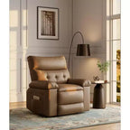Poltrona Reclinabile Extra Large – Funzione Calore e Massaggio, Ecopelle, Recliner Manuale Extra Largo per Adulti, Grande Poltrona Relax con Braccioli Imbottiti 1.5 Volte più Spessi