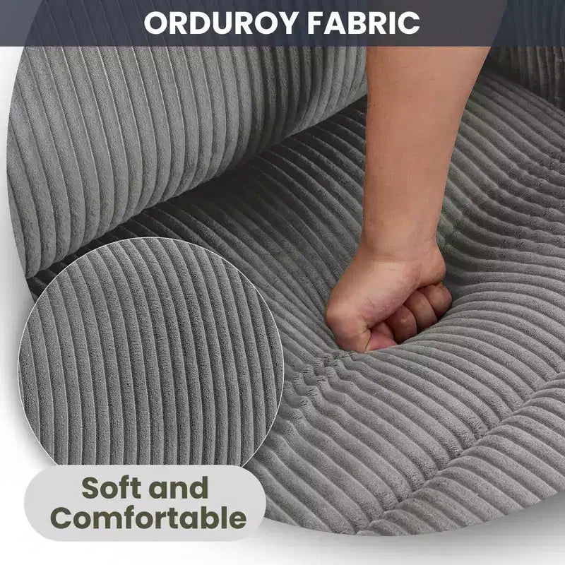 Poltrona reclinabile elettrica in velluto a coste con sollevamento elettrico, reclinazione a 155°, massaggio, riscaldamento, doppi portabicchieri e funzione di assistenza in piedi, sedia ergonomica confortevole per anziani