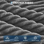 Poltrona divano senza struttura Cloud-Like 67x50x29, chaise longue oversize in velluto a coste con seduta profonda, divano letto, per soggiorno e camera da letto