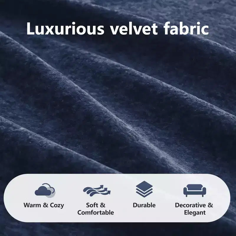 Clihome Tessuto morbido in velluto a forma di L, fondo in spugna ad alta densità 32D, fondo dal design ergonomico, design antiscivolo, combinazione libera, pouf mobile