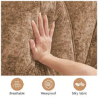 Clihome Tessuto morbido in velluto a forma di L, fondo in spugna ad alta densità 32D, fondo dal design ergonomico, design antiscivolo, combinazione libera, pouf mobile