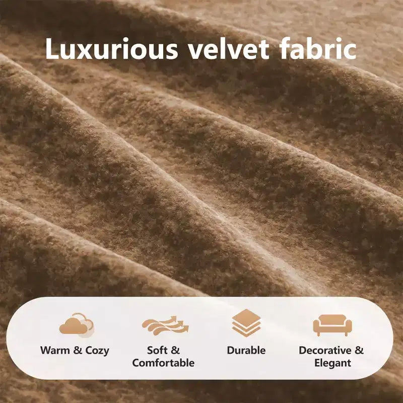 Clihome Tessuto morbido in velluto a forma di L, fondo in spugna ad alta densità 32D, fondo dal design ergonomico, design antiscivolo, combinazione libera, pouf mobile