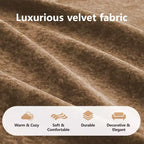 Clihome Tessuto morbido in velluto a forma di L, fondo in spugna ad alta densità 32D, fondo dal design ergonomico, design antiscivolo, combinazione libera, pouf mobile