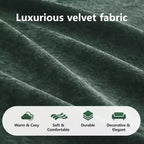 Clihome Tessuto morbido in velluto a forma di L, fondo in spugna ad alta densità 32D, fondo dal design ergonomico, design antiscivolo, combinazione libera, pouf mobile