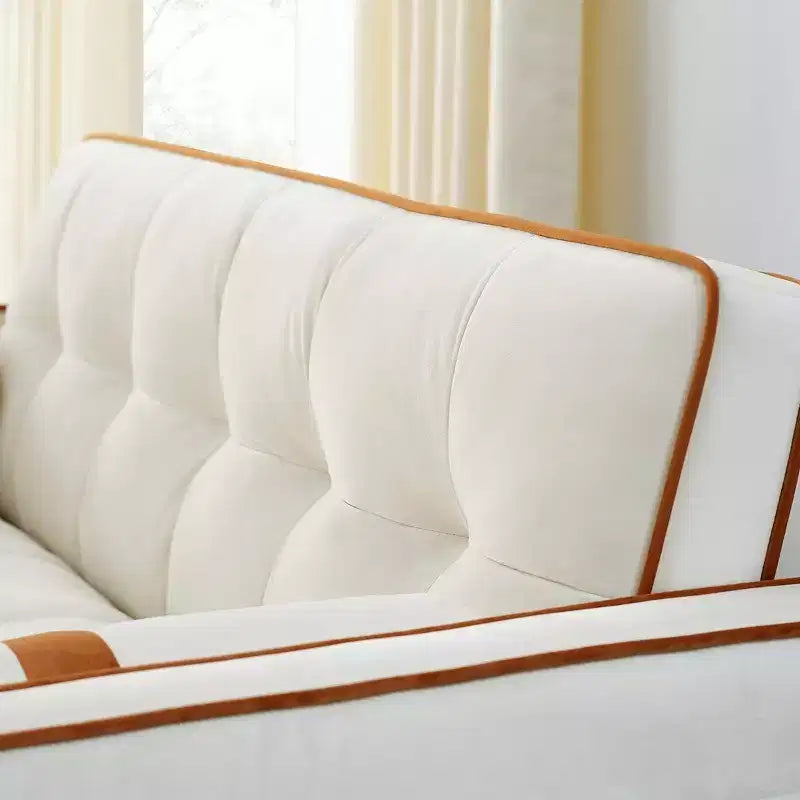 Divano Letto Estraibile da 55,5 Pollici, Divanetto Futon in Velluto con Tasche Laterali, Divano Letto Moderno per Piccoli Spazi Salotto Camera da Letto