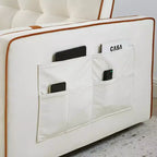 Divano Letto Estraibile da 55,5 Pollici, Divanetto Futon in Velluto con Tasche Laterali, Divano Letto Moderno per Piccoli Spazi Salotto Camera da Letto
