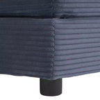 MAYEERTY 70.8 Divano Moderno Divano Modulare in Corduroy Imbottito con Quattro Cuscini per Soggiorno Blu