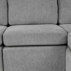 MAYEERTY 35.4 Divano moderno estraibile Divano letto Poltrona singola per soggiorno Grigio