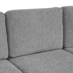 MAYEERTY 35.4 Divano moderno estraibile Divano letto Poltrona singola per soggiorno Grigio