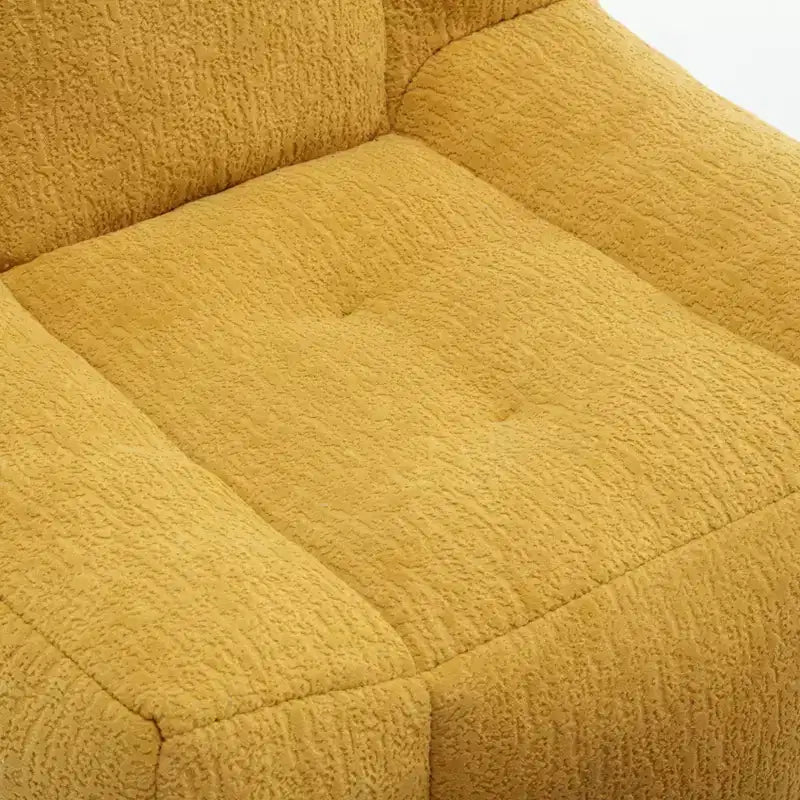 Poltrona Sacco Soffice per Adulti, Divano in Memory Foam Super Morbido con Pouf, Comoda Poltrona Sacco Moderna da Interno per Soggiorno o Camera da Letto