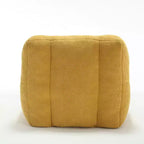 Poltrona Sacco Soffice per Adulti, Divano in Memory Foam Super Morbido con Pouf, Comoda Poltrona Sacco Moderna da Interno per Soggiorno o Camera da Letto