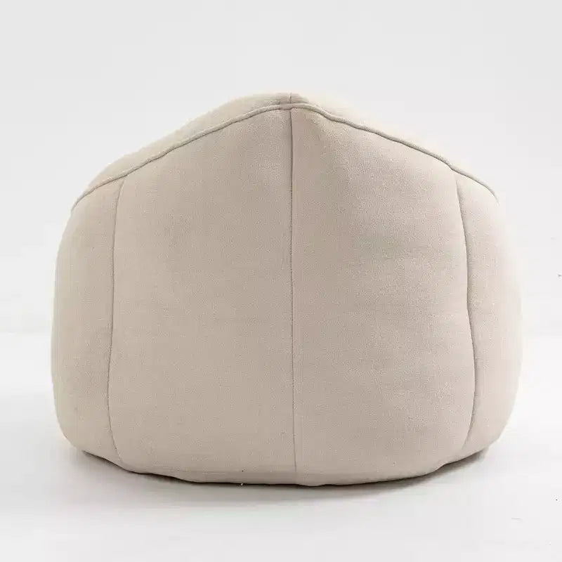 Sedia da divano a sacco Bedding, sedia a sacco con schiuma ad alta pressione, materiale per adulti con imbottitura in schiuma compressa, pouf a sacco con poggiapiedi